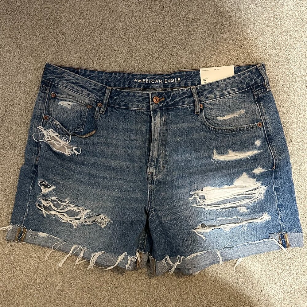American Eagle Tomgirl Short Jean Shorts